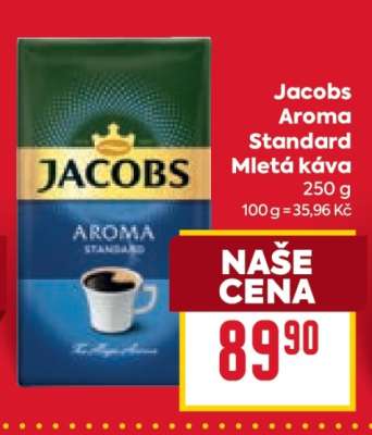 Jacobs Aroma Standard Mletá káva