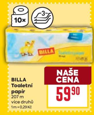BILLA Toaletní papír
