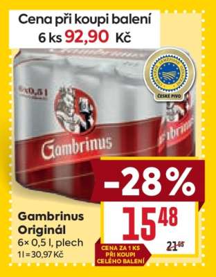 Gambrinus Originál