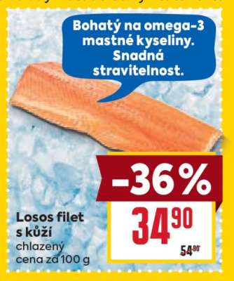 Losos – filet s kůží