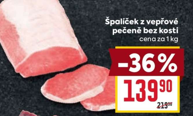Špalíček z vepřové pečeně bez kosti