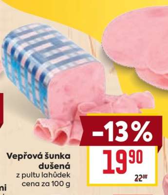 Vepřová šunka dušená