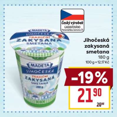 Jihočeská zakysaná smetana