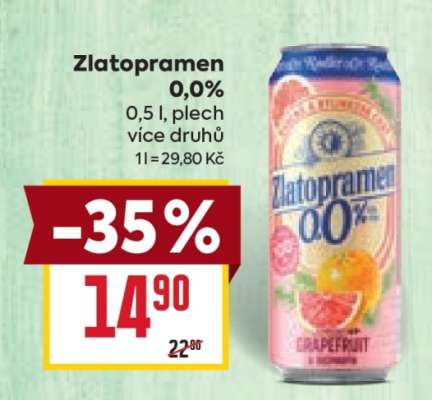 Zlatopramen 0,0%