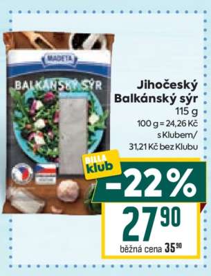 Jihočeský Balkánský sýr