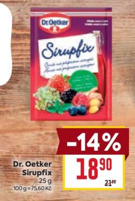 Dr.Oetker Sirupfix