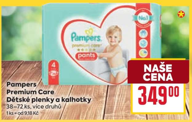 Pampers Premium Care Dětské plenky a kalhotky