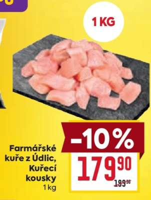 Farmářské kuře z Údlic, Kuřecí kousky