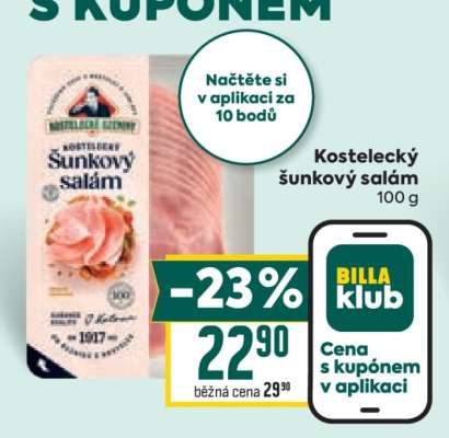Kostelecký šunkový salám 100 g