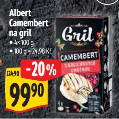 Albert Camembert na gril
