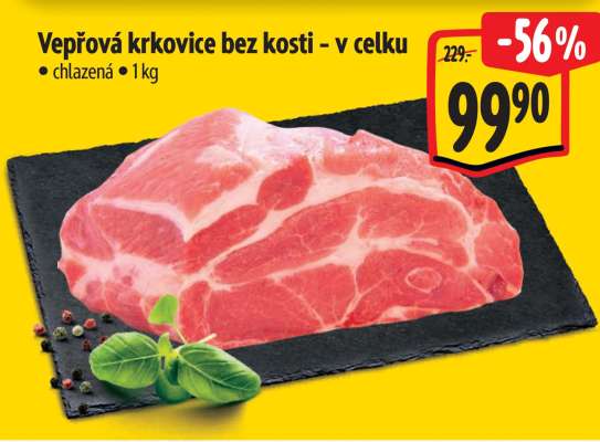 Vepřová krkovice bez kosti – v celku