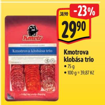 Kmotrova klobása trio
