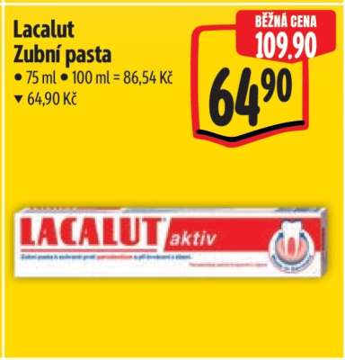 Lacalut zubní pasta