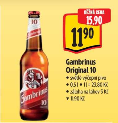 Gambrinus Originál 10