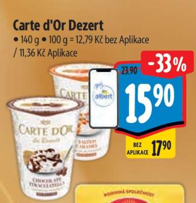 CARTE D’OR DEZERT