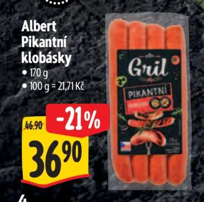Albert Pikantní klobásky