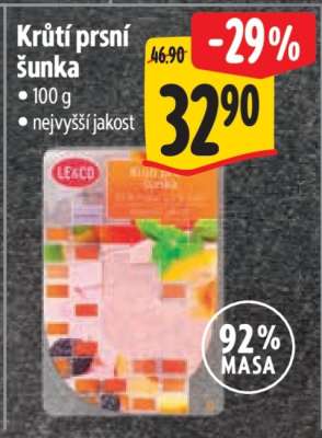 KRŮTÍ PRSNÍ ŠUNKA