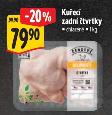Kuřecí zadní čtvrtky