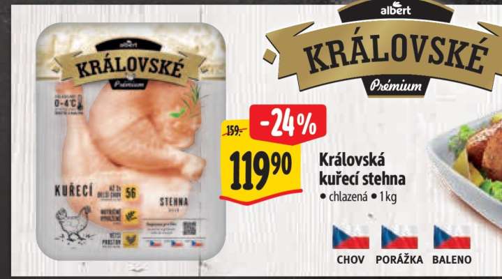 Královská kuřecí stehna