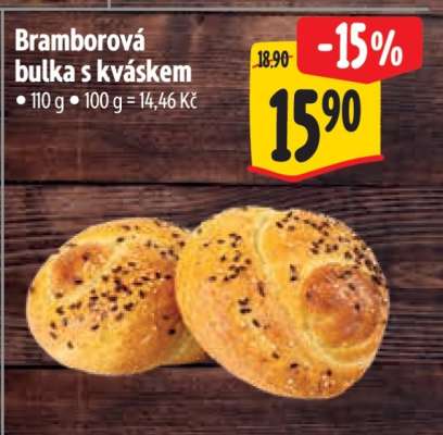 Bramborová bulka s kváskem