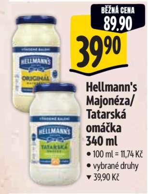 Hellmann’s Majonéza / Tatarská omáčka