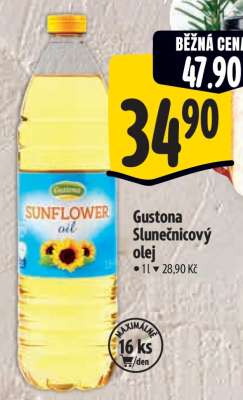 Gustona Slunečnicový olej