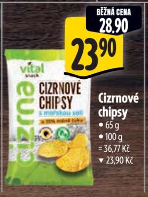 Cizrnové chipsy