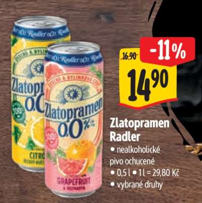 Zlatopramen Radler