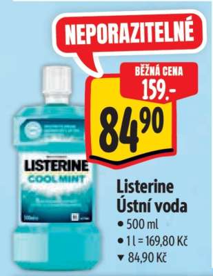 Listerine ústní voda