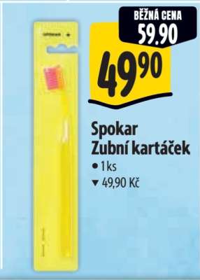 Spokar zubní kartáček