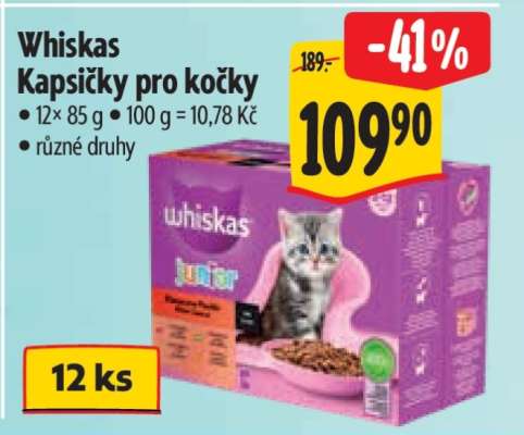Whiskas kapsičky pro kočky
