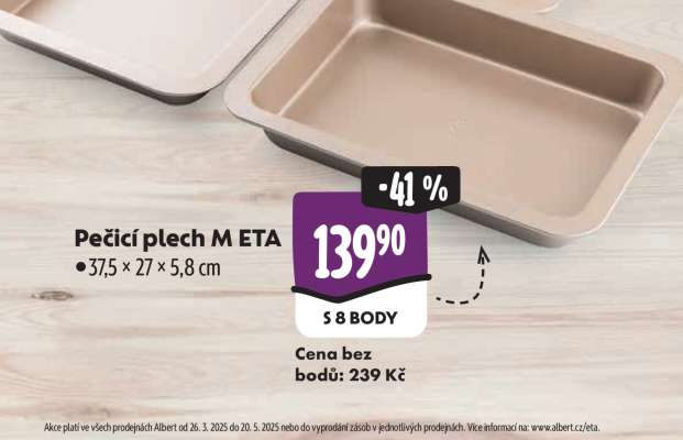 Pečící plech M ETA