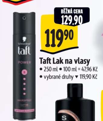 Taft lak na vlasy