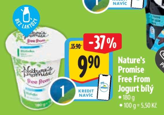 Nature’s Promise Free from Jogurt bílý