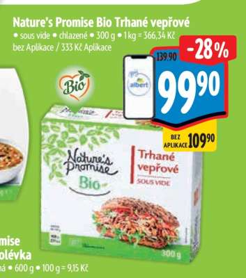 Nature’s Promise Bio Trhané vepřové
