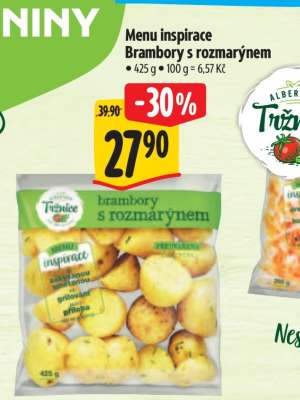 Menu inspirace Brambory s rozmarýnem