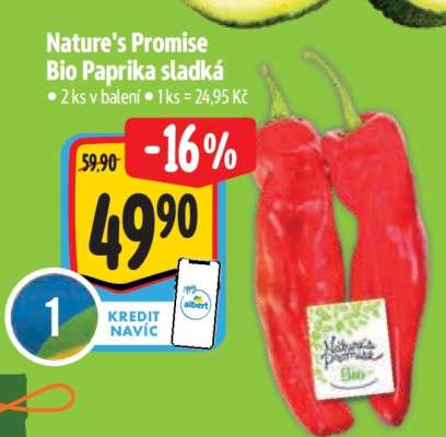 Nature’s Promise Bio Paprika sladká
