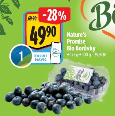 Nature’s Promise Bio Borůvky