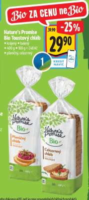 Nature's Promise Bio Toastový chléb