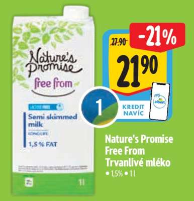 Nature's Promise Free from Trvanlivé mléko