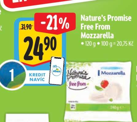 Nature’s Promise Free from Mozzarella