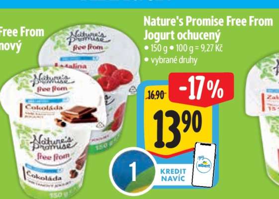 Nature’s Promise Free from Jogurt ochucený