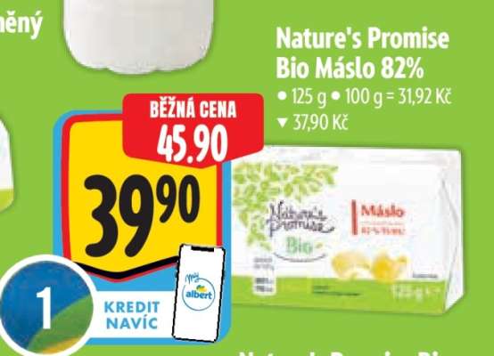 Nature's Promise Bio Máslo 82