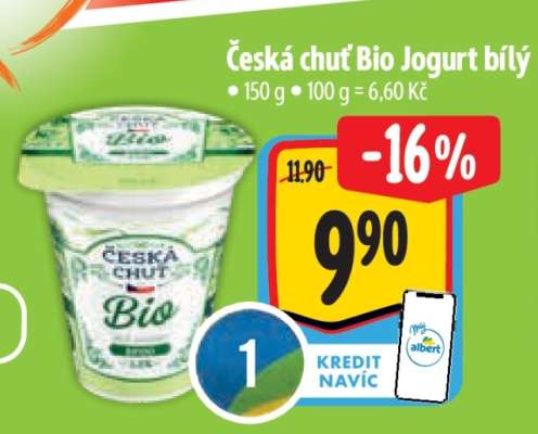 Česká chuť Bio jogurt bílý