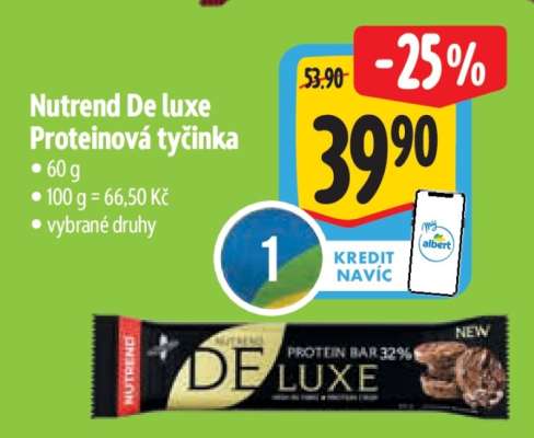 Nutrend De luxe Proteinová tyčinka
