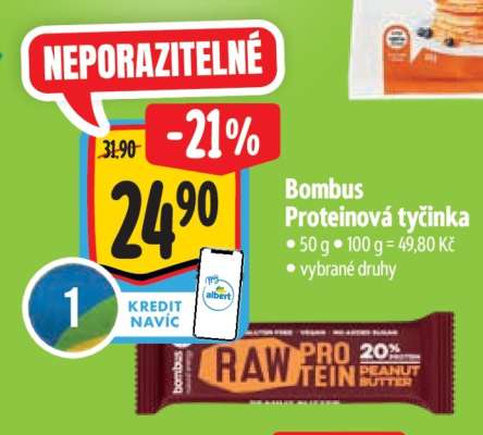 Bombus Proteinová tyčinka