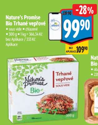 Nature’s Promise Bio Trhané vepřové
