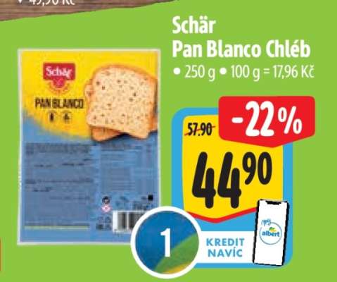Schär Pan Blanco chléb