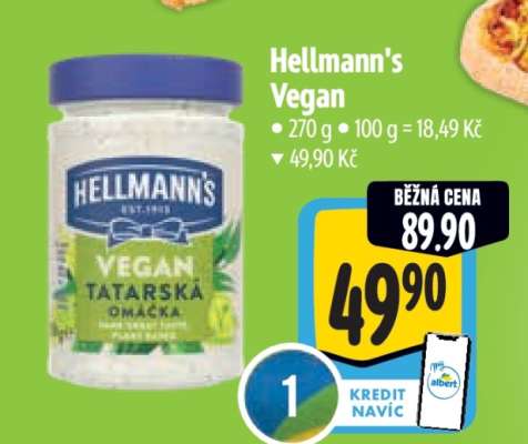 Hellmann’s Vegan Tatarská omáčka