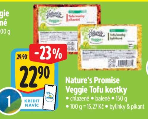 Nature's Promise Veggie Tofu kostky